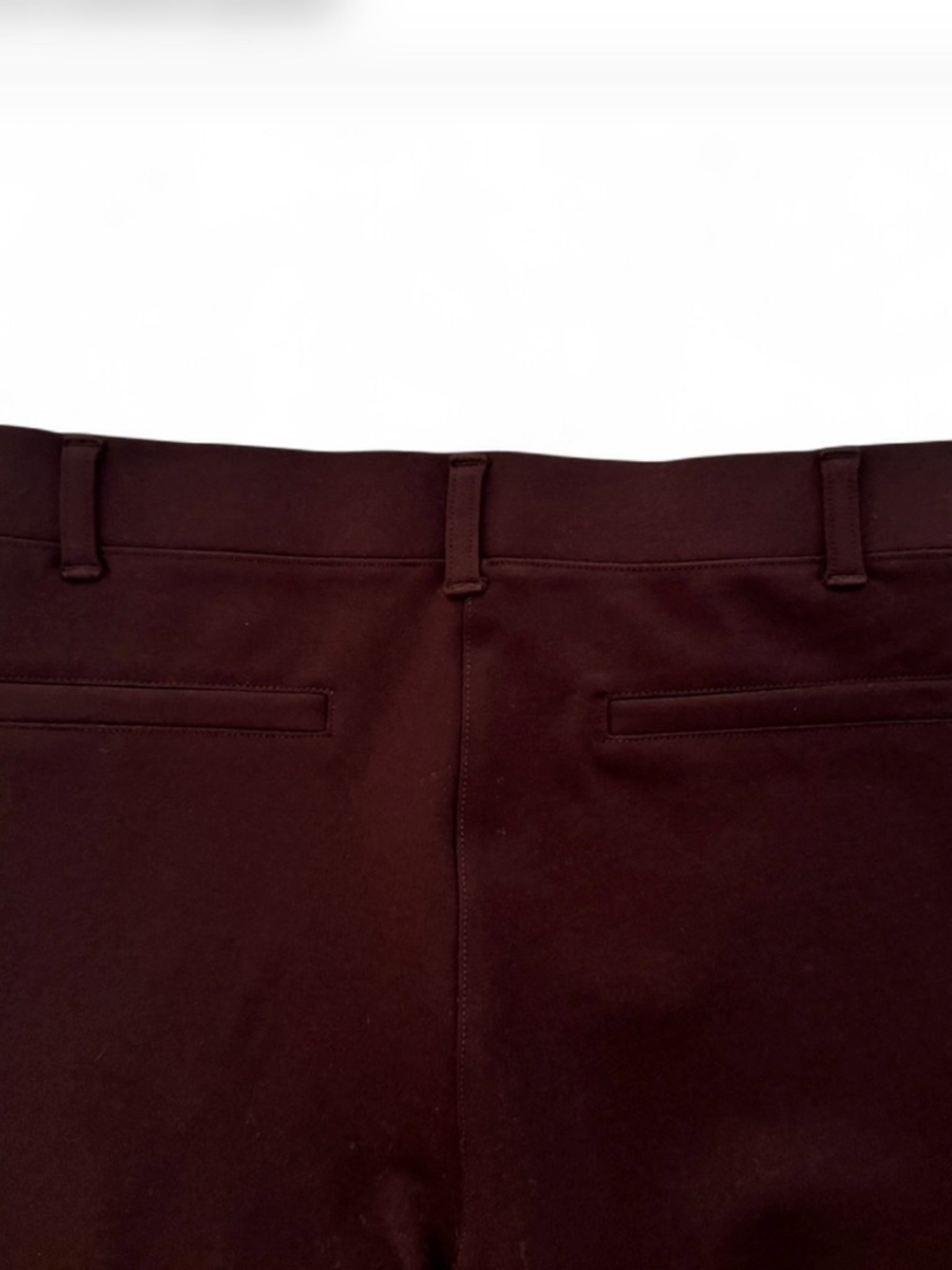 Quince Espresso Ultra Stretch Ponte Straight Leg Pants - Picture 6 of 8